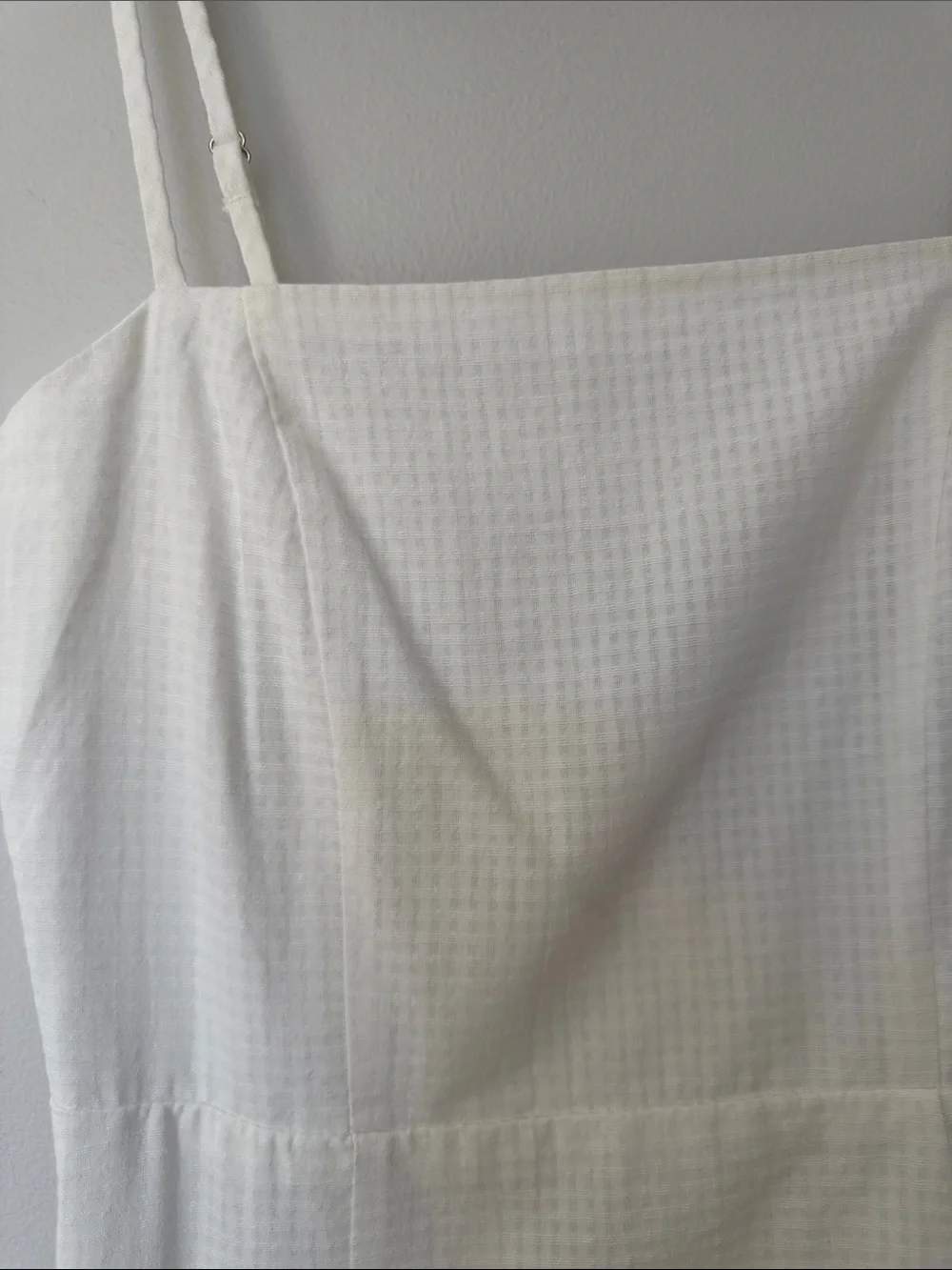 Aqua White Aqua Womens Lace Up Back Short Summer Mini Dress - Picture 3 of 7